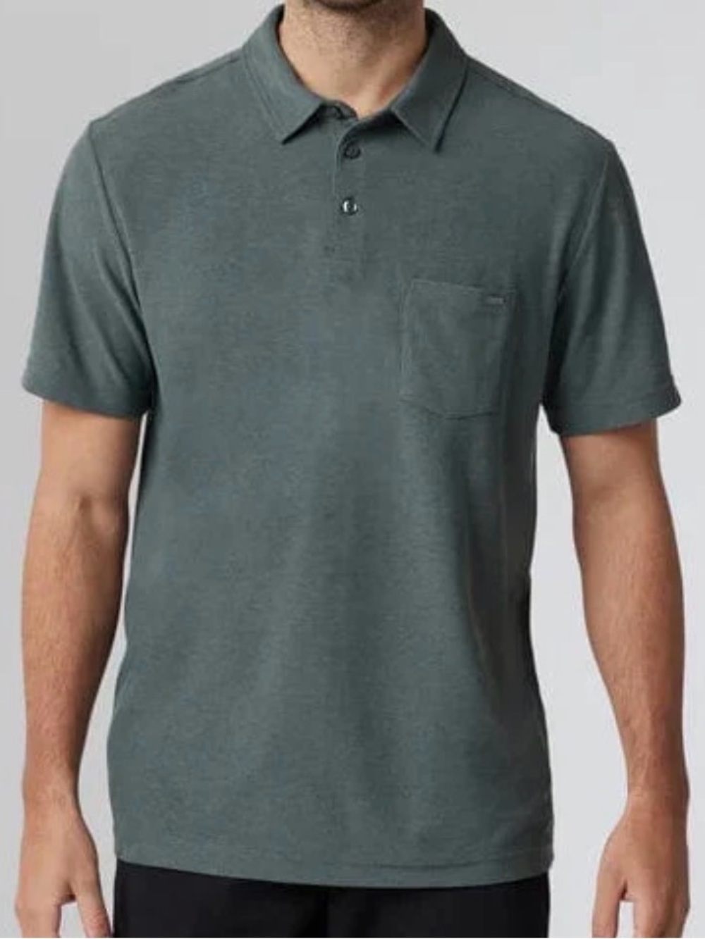 Vuori ace polo smoked Beryl green size Extra large V164